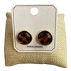 ME21889 LEOPARD STONE STUD EARRINGS