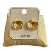 ME21903 WAVY PATTERN CLIP ON EARRINGS