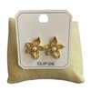 ME21904 STARFISH PEARL IN CENTER CLIP ON EARRINGS