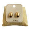 ME21911 SMALL CHUNKY CLIP ON EARRINGS