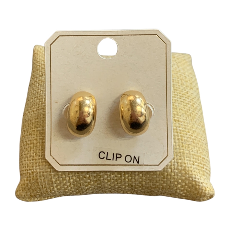 ME21911 SMALL CHUNKY CLIP ON EARRINGS
