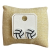 ME90473V PETITE VOLLEY BALL ACRYLIC STUD EARRINGS