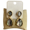 ME92031 HOLOGROPHIC POST EARRINGS