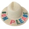 MH011 SUMMER PANAMA HAT ONE SIZE 100% PAPER STRAW