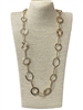 N013558  CIRCLES LONG CHAIN  NECKLACE