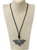 N09658-1  LARGE BUMBLE BEE LONG NECKLACE