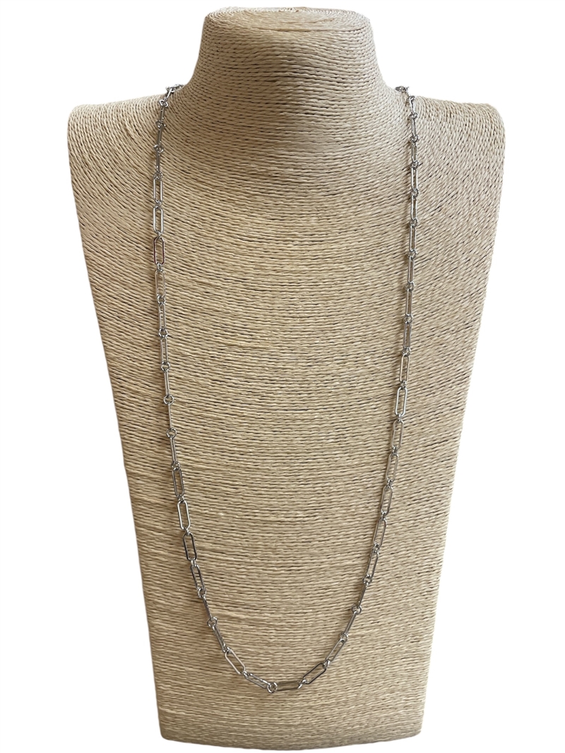 NC601 LONG CHAIN LINK NECKLACE