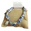NUB4811  EVIL EYE  CHARMS FABRIC BRACELET