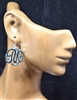 OE1546S M MONOGRAM EARRINGS