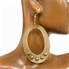 OE4005 OVAL ACRYLIC EARRINGS