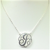 ON1006S LETTER J  MONOGRAM NECKLACE