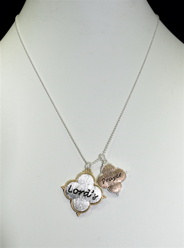 ON2116 "LORD'S PRAYER" CHAIN NECKLACE