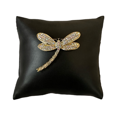 P1169G SMALL GOLD DRAGONFLY PIN BROOCH