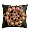 P1328 PEARL & RHINESTONE FLOWER BROOCH PIN