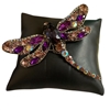 P1345PR   PURPLE LARGE DRAGONFLY PIN BROOCH