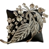 P1642 SILVER FLOWER PIN BROOCH