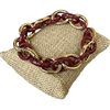 PB0320  CHUNKY CHAIN LINKS STRETCH BRACELET