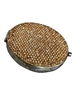 PD3R  ROSE GOLD RHINESTONE COMPACT DOUBLE-SIDE MIRROR