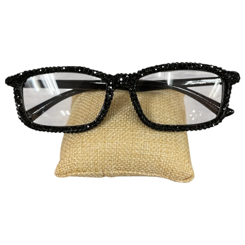 PH01BK RHINESTONE BLACK PHOTOCHROMIC READING GLASSES