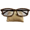 PH01L RHINESTONE BROWN LEOPARD PHOTOCHROMIC READING GLASSES