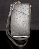 PL9811B TEXTURED BLACK CROSS BODY PHONE/WALLET HOLDER