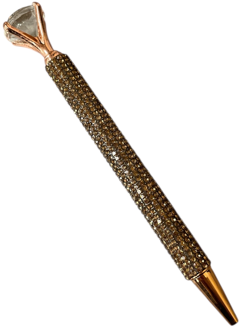 PN00G GOLD  RHINESTONES DIAMOND PEN