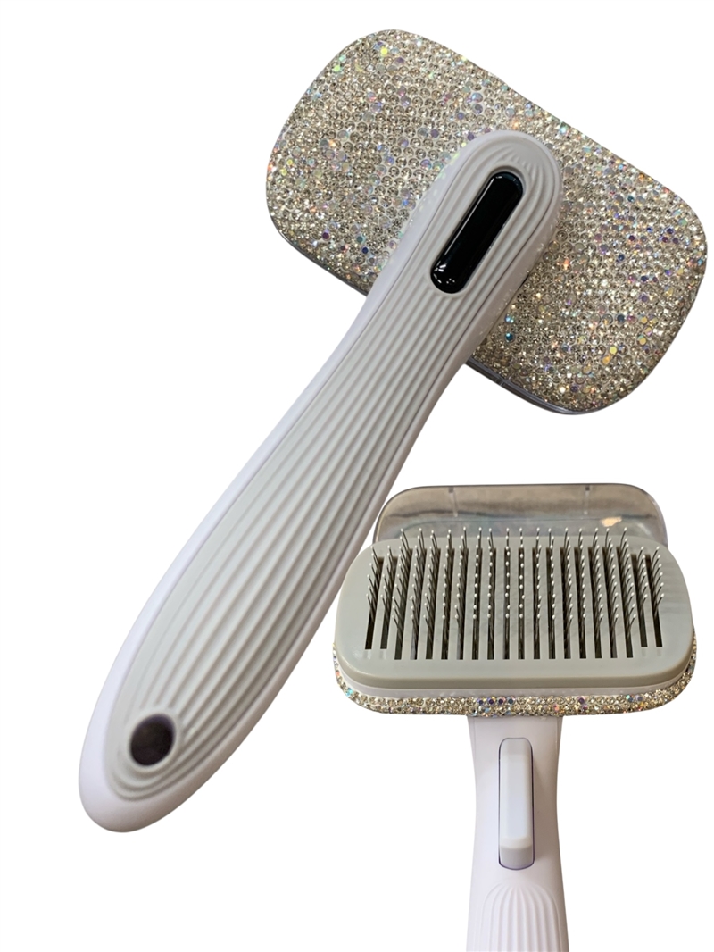 PT01 AB/CLEAR AUTO-CLEAN PET BRUSH