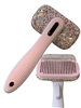 PT02 PINK/AB AUTO-CLEAN PET BRUSH