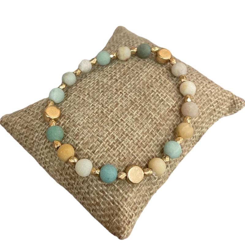 QB2067-0  SEMI-PRECIOUS STONE BRACELET