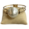 QB2465P  CHUNKY BIG PEARL BRACELET