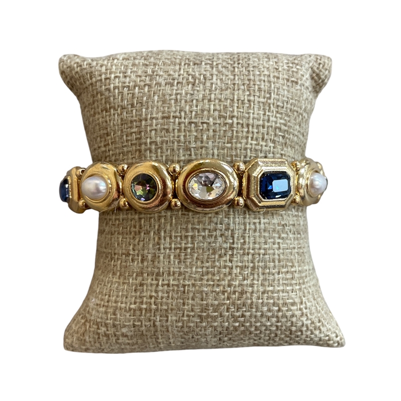 QB2504 PEARL & STONE BRACELET