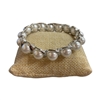 QB2515 SHINY PEARL BEADED STRETCH BRACELET