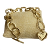 QB255 CHAIN LINK HEART BRACELET