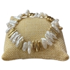 QB2566 MATTE PEARL BEADED STRETCH BRACELET