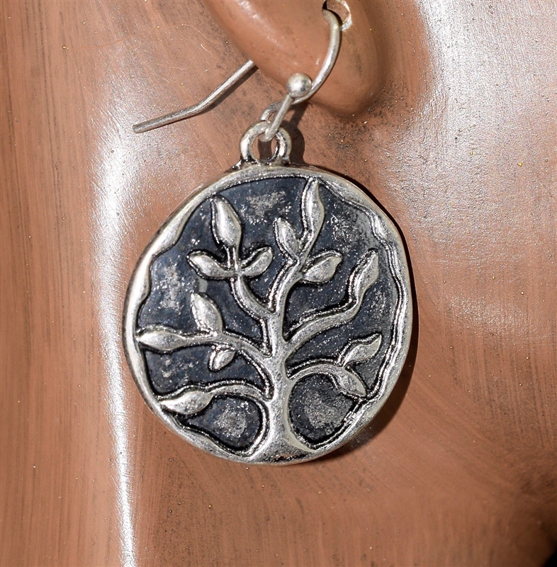 QE-4010 Tree of life earrings