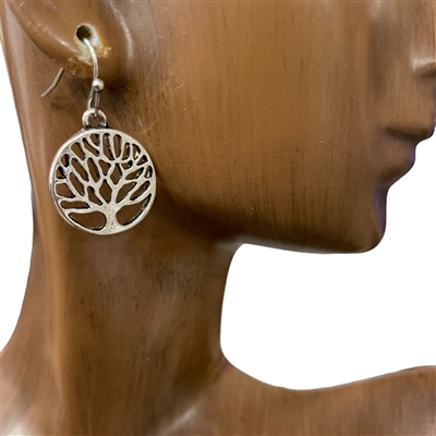 QE-4666 TREE OF LIFE EARRINGS