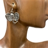 QE-5038 ANTIQUE ELEPHANT EARRINGS