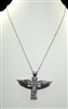 QN-12294 CROSS ANGEL WING PENDANT