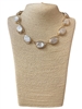 QN4697  BEADED PEARLSHORT NECKLACE