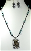 QNE-12078SBGBTQ OWL BEADED NECKLACE SET