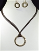 QNE-14036 CIRCLE NECKLACE SET