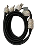 R011 BLACK AB 3 IN 1 MULTIPLE CHARGERS
