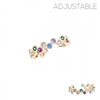 R1560 MULTI COLOR STONE  RING