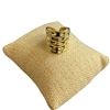 RG37 GOLD HAMMERED ADJUSTABLE RING