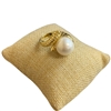 RG42 GOLD PEARL ADJUSTABLE RING