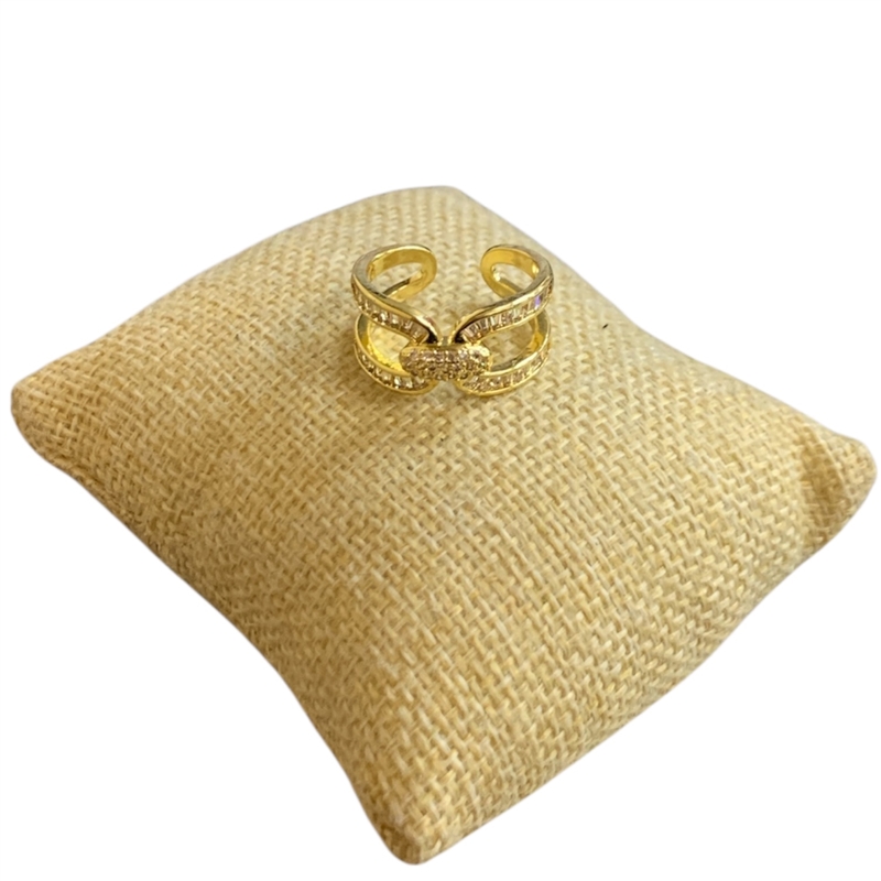 RG50 GOLD KNOT ADJUSTABLE RING