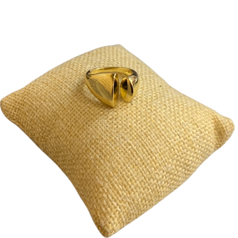 RG56 GOLD OPEN ADJUSTABLE RING
