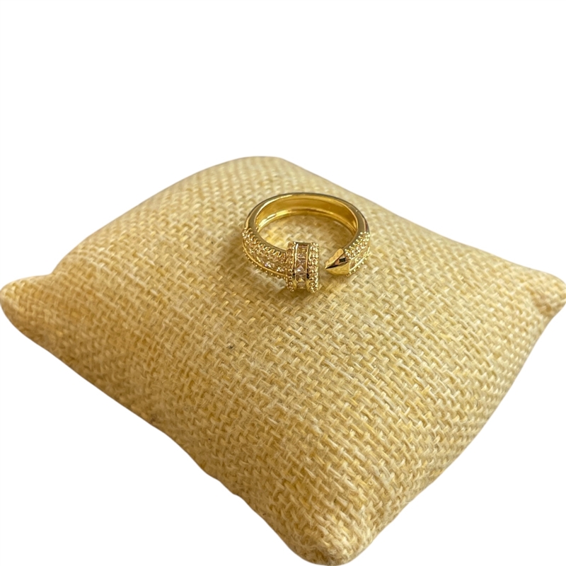 RG60 GOLD NAIL ADJUSTABLE RING