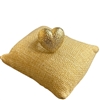 RG76 CHUNKY HEART PAVED ADJUSTABLE RING