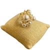 RG83 GOLD PEARLS ADJUSTABLE RING